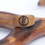 Ying-Yang Carved Yak Bone Ring