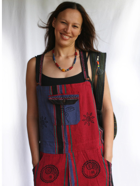 Hippie Print Dungaree