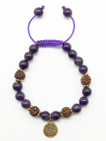 Amethyst Stone Wrist Mala