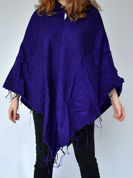Nepali plain poncho