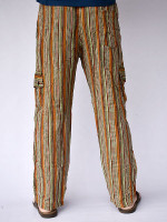 Hippie Striped Cargo Pants