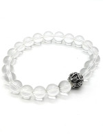 Crystal stone wrist mala