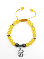 Turquoise and coral inlaid bone mala bracelet