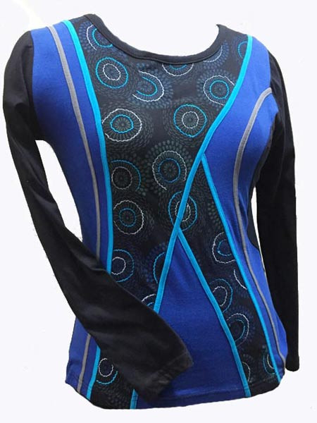 Print hippie-chic top