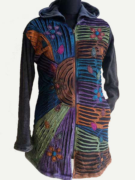 Long Hippie Nepal Coat