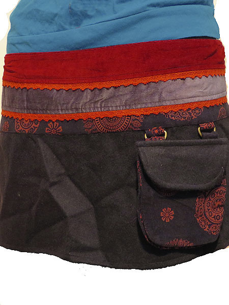 Tibetan tribal wool mini