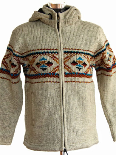 Hand Knitted Wool Jacket