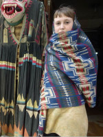 Ethnic Himalayan shawl