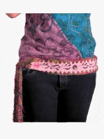 Hippie recycled silk belt