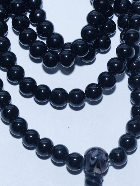 Black onyx mala