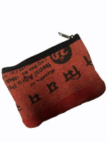 recycled coin purse, made from rice bags