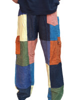 Patchwork men's hippie pants
