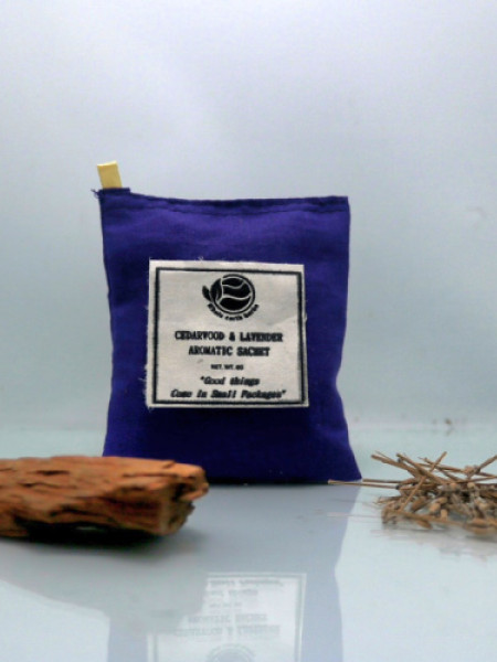 Cedarwood and Lavender Aromatic Sachet