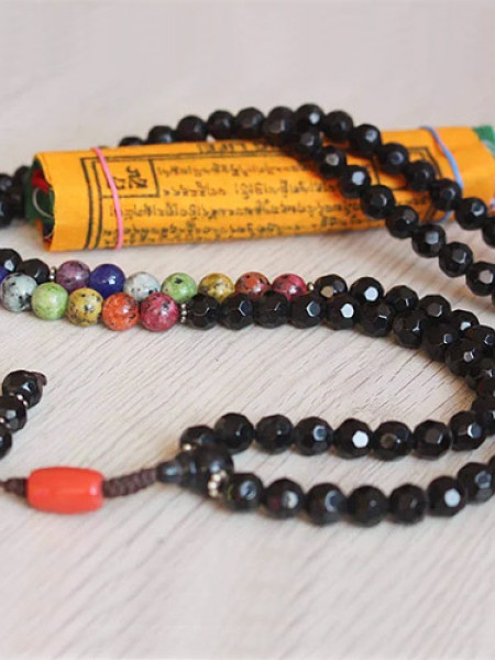 8mm Black Onyx Mala