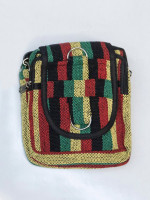Hippie woven passport bag, made in Nepal.
