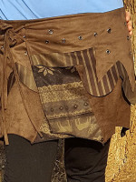 Hippie festival mini skirt