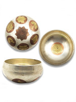 Etched Tibet Singing Bowl