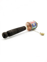 Inlaid Stone Prayer Wheel