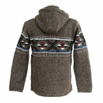 Hand knitted wool jacket