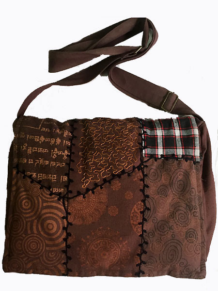 Nepal patch shoulder bag