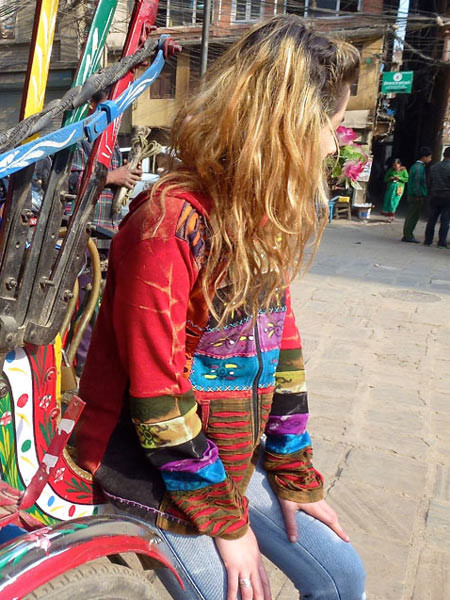 Womens hippie bohemian hoodie