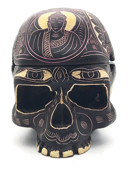Resin Skull Statue