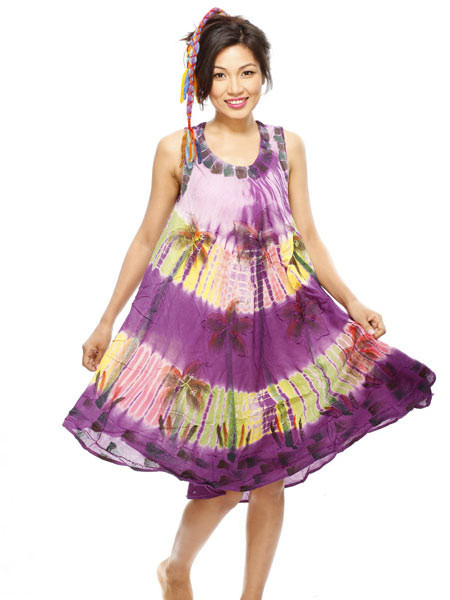 Funky batik dress