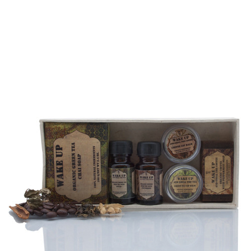 Organic Green Tea & Coffee Sampler Gift Set