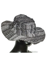 Woven cotton hippie style sun hat
