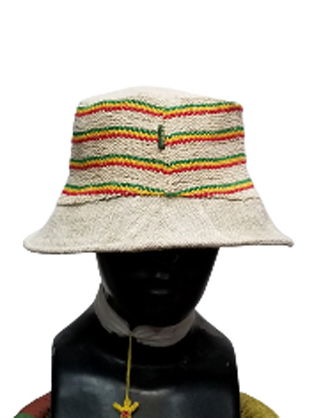 Striped Hemp Hat