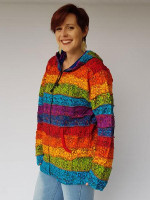 Rainbow Print Hoodie