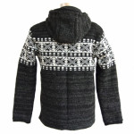 Hand knitted wool jacket