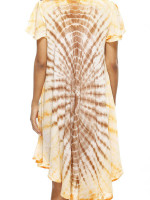 Batik tie dye dress