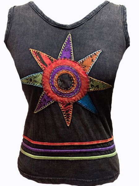 Nepalese star hippie top